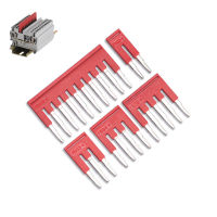 10Pcs Hot Terminal Strip จัมเปอร์ Plug-In Fixed Bridge สำหรับ PT ST UT DIN Rail Terminal Blocks Center การเชื่อมต่อบาร์อุปกรณ์เสริม