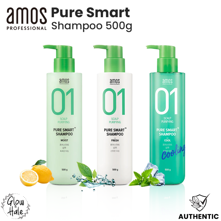 AMOS PROFESSIONAL Pure Smart Shampoo 500g Hair Shampoo Hair Care