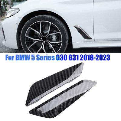 1Pair Side Wing Air Flow Intake Cover Trim for BMW 5 Series G30 G31 2018-2023 Styling Side Wing Decor Hood