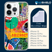HI-SHIELD Stylish เคสใสกันกระแทก iPhone รุ่น Abstract1 [เคส iPhone14][เคส iPhone13]