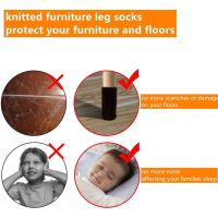 store Chair Leg Socks 24 Pcs Furniture Socks Chair Leg Floor Protectors Non Slip High Elastic Furniture Caps Covers