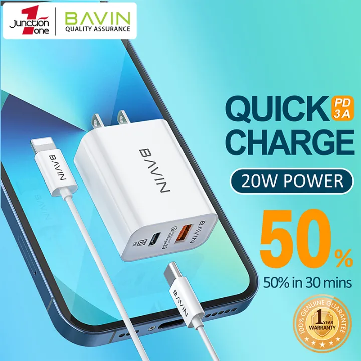 Bavin Pc W Pd Qc Fast Charging Wall Charger W W Pd Qc