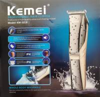 Kemei Rechargeable Hair Clipper KM-5018 Waterproof 100% ปัตตาเลี่ยน ปัตตาเลียนตัดผม ปัตตาเลียนไร้สาย