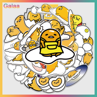 สติกเกอร์ของเล่นโทรศัพท์กันน้ำสติ๊กเกอร์กราฟฟิตีรูปการ์ตูน Gudetama อนิเมะ Galaa 50ชิ้น/เซ็ต