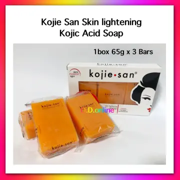 Original Kojie San Skin Lightening Kojic Acid Soap 2 pcs x 65g