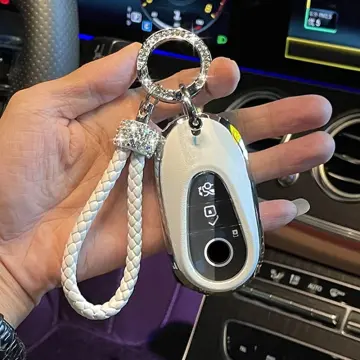 Silver Car Remote Key Case Cover for Mercedes Benz 2022 2023 C S Class W206  W223 S350 C260 C300 S400 S450 S500 Key Shell Trim - AliExpress