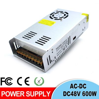 【hot】◘ Output DC48V 12.5A 600W Supply AC110V 220V TO SMPS for Router Stepper
