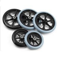 Wheelchair Front Wheel 6/8Inch Wear-resistant Solid Tire Wheels Supplies Durable Easy to Install High Quality