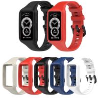 Silicone Band Strap Case Cover Sport Wristband for For Huawei band 6 7 Honor Band 6 pro 【BYUE】