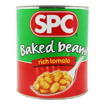 Premium import🔸( x 1) SPC Baked Bean 3.1 kg. ถั่วในซอสมะเขือเทศ บรรจุกระป๋อง นำเข้าจากออสเตรีย - SC10