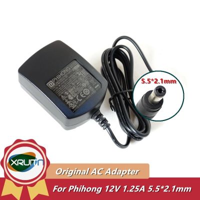 Genuine Phihong PSA15R-120P 12V 1.25A 15W 5.5x2.1mm Switching Power Supply AC Adapter Charger 🚀