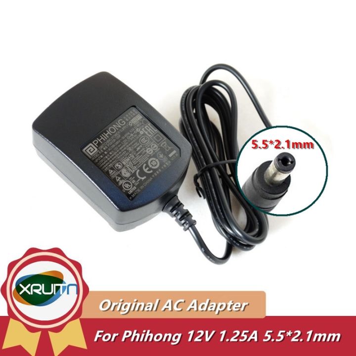 genuine-phihong-psa15r-120p-12v-1-25a-15w-5-5x2-1mm-switching-power-supply-ac-adapter-charger