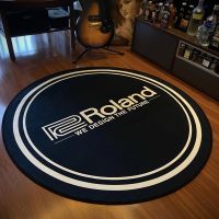 〖Queena carpet〗 Roland Cool Round Area Rugs Living Room Printed Anti-slip Carpet Doormat Hallway Music Home Mats For Bar Floors Decoration