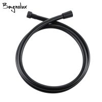 1.5m Shower Hose Flexible Matte Black PVC Shower Explosion-proof Home Bathroom Pipe Fittings Hose Shower Sets