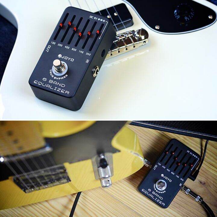 JOYO JF11 6 Band Equalizer Electric Guitar SIX Bands EQ Effects Pedal