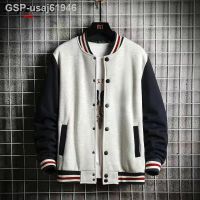 ฤดูใบไม้ร่วงและฤดูหนาวหนาแบบ Chegada Moda Nova Lã Uniforme De Beisebol Algodemendado Regular Manga Marca Roupas Jaqueta Bomber Masculino