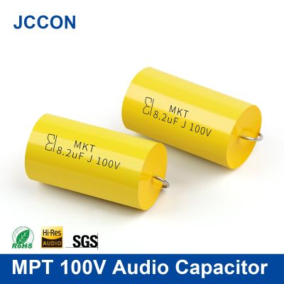 2Pcs MPT 100V Capacitor HIFI Axial Fever Crossover Coupling Frequency-Divided For Audio Capacitor Audiophile Speaker