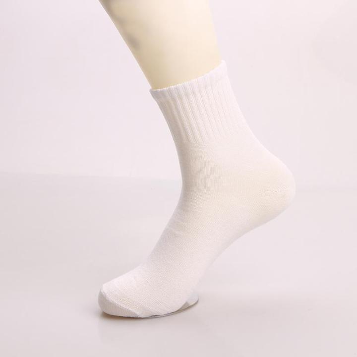 ราคาถูกผู้ชายถุงเท้ากีฬาถุงเท้าถุงเท้าผู้ชายสีทึบถุงเท้าถุงน่อง-socks