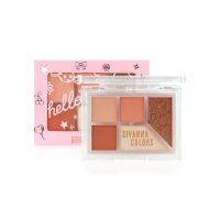 SIVANNA CRYSTAL EYESHADOW PALETTE (HF5081) : ซิวานน่า คริสตัล อายแชโดว์ พาเลทท์ x 1 ชิ้น abcmall