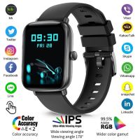 นาฬิกาสุขภาพ Bluetooth HR Smart Watch Men Full Touch Dial Call Healthy Fitness Tracker IP67 Waterproof Smartwatch Men Women Bracelet