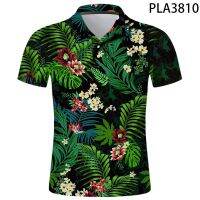 Polo Homme Flower Fashion Streetwear Casual Hombre Camisas De Polo Harajuku Cool 3D Printed Polo