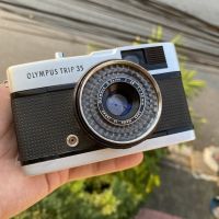 กล้องฟิล์ม Olympus Trip 35 มีตำหนิ ตีงานอะไหล่