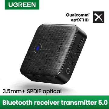 UGREEN 100m Long Range Bluetooth 5.0 Transmitter Receiver AptX LL AptX HD  Audio Adapter Wireless Audio Dongle for TV Home Stereo Wholesale