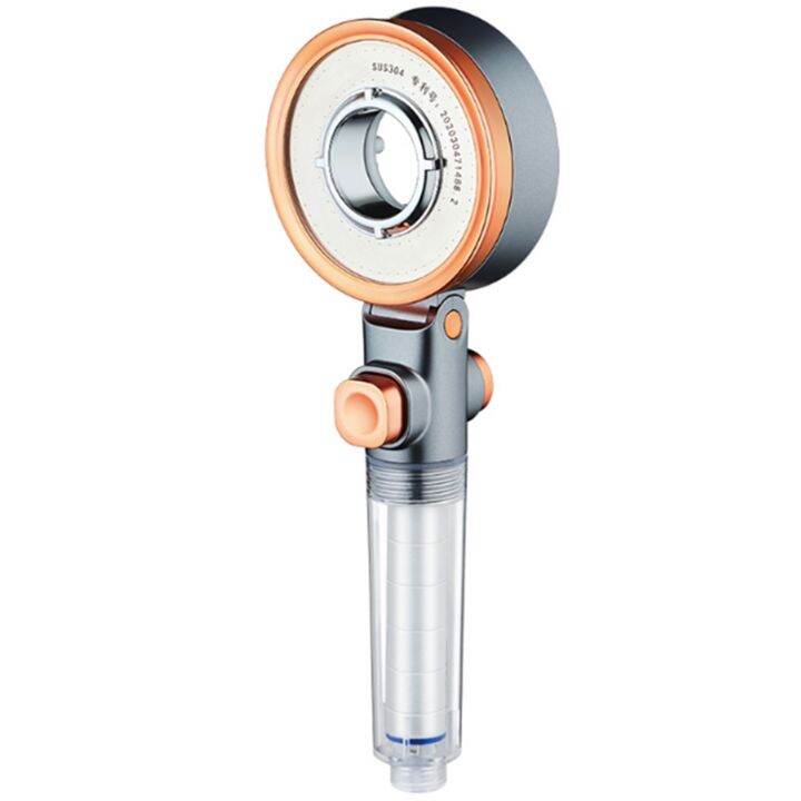 Shower Head Rain Shower WaterSaving PressureIncreasing with Filter Hand 3 in 1 DoubleSided