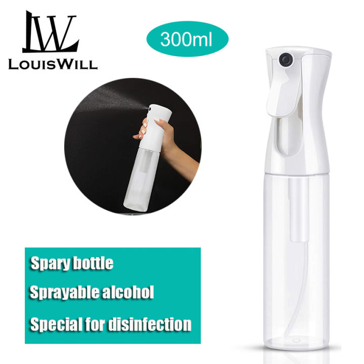 LouisWill Empty Spray Bottle, Mist Sprayer Fine Mist Spray Bottle Ultra  Fine Continuous Spray Water Bottle for Hair Styling, Plants, Cleaning,  Misting & Skin Care (10oz/300ml) 