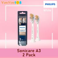 Philips Sonicare A3 Premium All-in-One Toothbrush Head, Black HX9092/95, White HX9092/67, 2-Pack