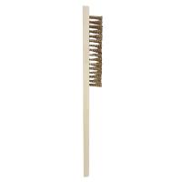 โปรโมชัน แปรงทองเหลืองซิโน 3 แถว BRASS WIRE BRUSH SHINO 3-ROW เครื่องมืองานปูน เครื่องมือช่าง ราคาถูก เก็บเงินปลายทางได้