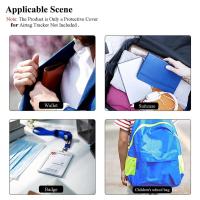 Wallet Case For Apple Airtag Protector Sleeve Locator Tracker Anti-lost Credit Card Holder For Wallet Clip Protective Sleeve
