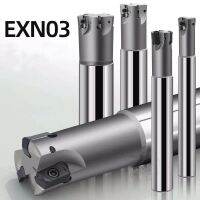 HSS CNC เครื่องตัดมิลลิ่งบาร์ EXN03R เครื่องกัดระนาบเครื่องตัดโลหะผสมบาร์ LNMU0303ZER ฟีดสูงพิเศษเครื่องกลึงชิ้นส่วนเครื่องมือ EXN03