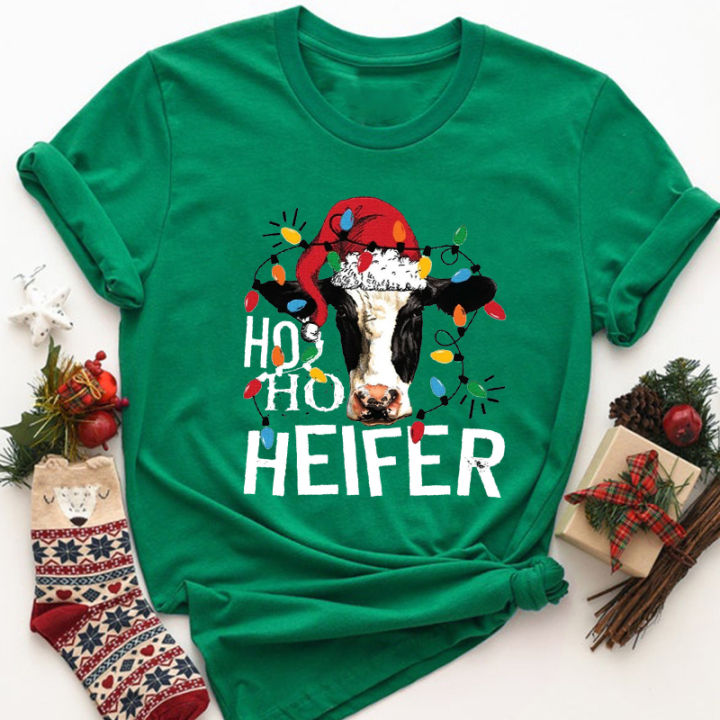สุขสันต์วันคริสต์มาส-dzirt-เพื่อ-ho-คริสต์มาสวัวเสื้อวัวฟาร์มสัตว์ความงามเสื้อผ้าคริสต์มาส-kawaii-เสื้อผ้ากรณี-luall