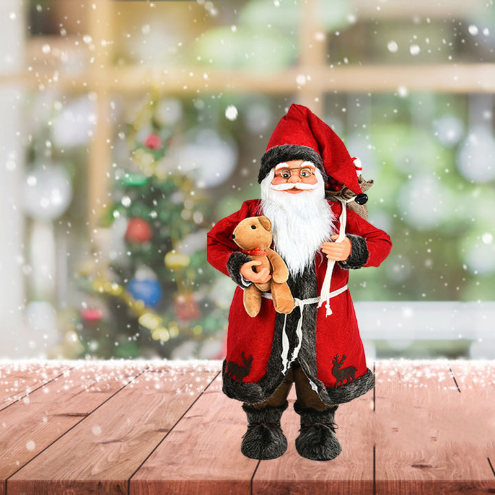 Tượng ông già Noel sẽ khiến bạn nhớ đến những kỷ niệm tuyệt vời với gia đình và bạn bè trong mùa lễ hội.
