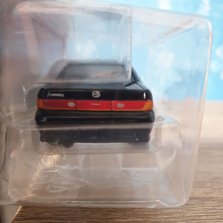 โมเดลรถเหล็ก-majorette-nissan-cefiro-a31-233a-2-black-สีดำ-เปิดฝากระโปรงหน้ารถได้-โมเดลรถสะสม