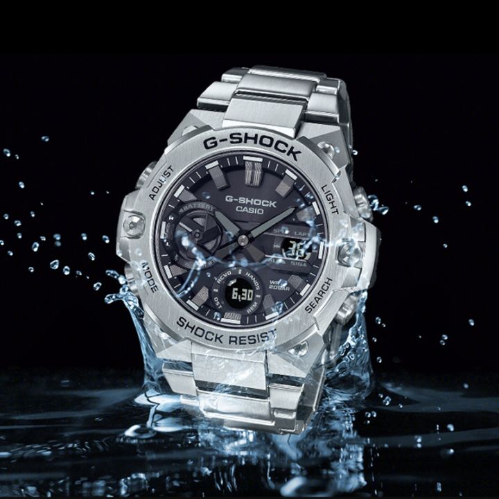 casio-พลังงานแสงอาทิตย์ไฟฟ้ากันน้ำนาฬิกา-ไต้หวัน-gst-b400d-1a