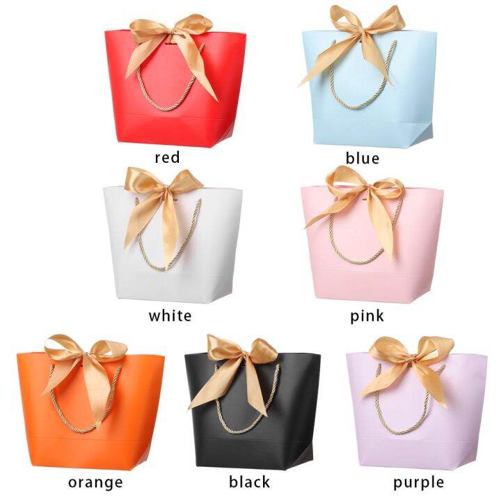 cod-colorful-luxury-ribbon-gift-paper-bag-gift-box-ribbon-tote-bag-shopping-bag-candy-box-wedding-party-birthday-goodies-package-storage-box