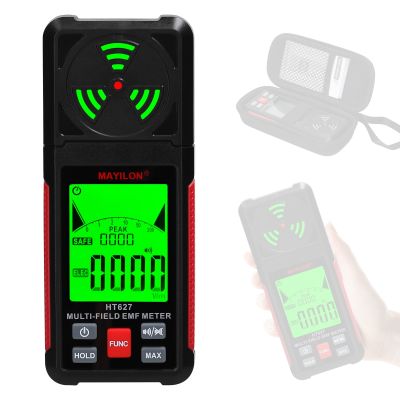 SHUAIYI MAYILON Handheld Radiation Detector Household Laboratory Digital Electric Field Detector Multi-functional Radioactive Detector