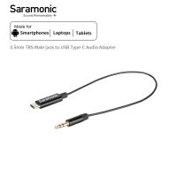 Saramonic SR-C2001 Wireless Microphone Audio Adapter Cable 3.5mm TRS Male to USB Type-C Male Extension Cable for PC Android