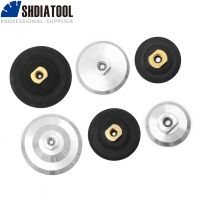 SHDIATOOL 1pc Back Pad For Diamond Polishing Pad Rubber Based Grinding Disc Backing Holder M14 Thread For Angle Grinder