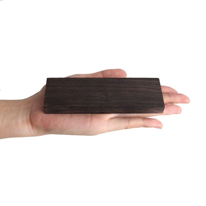 2pcs-blackwood-block-ebony-lumber-crafts-for-guitar-wood-material-diy-handle-guitar-inlay-decor-open-grain-texture-ebony-lumber