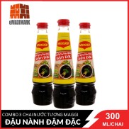 HCM ship 2h Combo 3 Nước Tương Đậu Nành Maggi Đậm Đặc 700mlx3