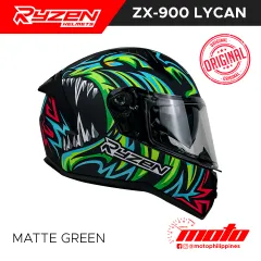 RYZEN ZX-600V Mono Color Full Face Dual Visor Helmet | Lazada PH