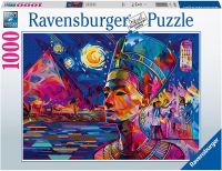 จิ๊กซอว์แบรนด์ Ravenburger ขนาด 1000 ชิ้น ชื่อภาพ Nefertiti on The Nile