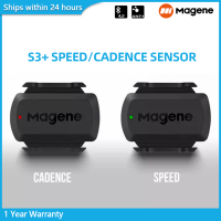 Magene เซ็นเซอร์จังหวะความเร็ว S3เซ็นเซอร์จักรยาน ANT Bluetooth Cycling Speedometer IPX7กันน้ำ ZWIFT Dual Speed Sensor