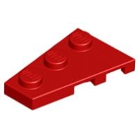 Lego part (ชิ้นส่วนเลโก้) No.43723 Wedge, Plate 3 x 2 Left