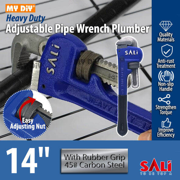 MYDIY Online2u Heavy Duty SALI Pipe Wrench Adjustable Pipe Wrench