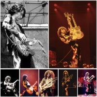 โปสเตอร์ Jimmy Page Inspired,Canvas Art, Wall Art Picture, Perfect For Modern Family Bedroom Decor