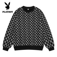 Playboy เสื้อยืดครึ่งแขนผ้าฝ้ายแขนสั้นสำหรับผู้ชาย,เสื้อยืดแบบ Ins เสื้อเชิ้ตวัยรุ่นที่มีความรักเหมาะสำหรับใส่ในฤดูร้อน